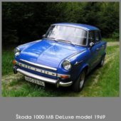 Škoda 1000 MB DeLuxe model 1969