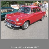 Škoda 1000 MB model 1967