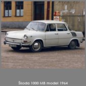 Škoda 1000 MB model 1964