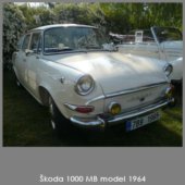Škoda 1000 MB model 1964