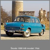 Škoda 1000 MB model 1966