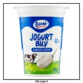 bílý jogurt