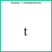 Značka: t (temperature)
