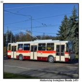 Historický trolejbus Škoda 14Tr
