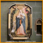 Panna Maria s dítětem Ježíšem v keři