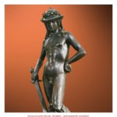 bronzová socha Davida - Donatello - raně renesanční sochařství