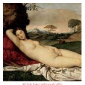Spící Věnuše - Giorgione - benátské renesanční malířství