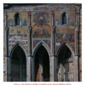 Chrám sv. Víta, Mozaika s námětem Posledního soudu - gotické nástěnné malířství