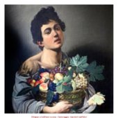 Chlapec s košíkem ovoce - Caravaggio - barokní malířství