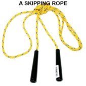A SKIPPING ROPE