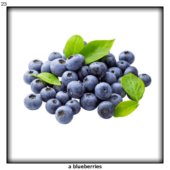 a blueberries