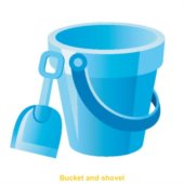 Bucket and shovel