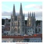 katedrála Burgos, španělsko - gotika