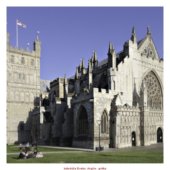 katedrála Exeter, Anglie - gotika