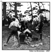 Tábor na Brownsea - 1907