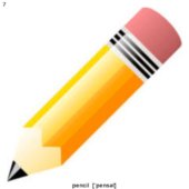 pencil  [´pensəl]