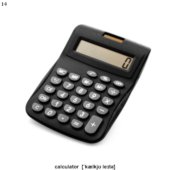 calculator  [´kælkjʊ leɪtə]