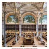 Bibliothéque Nationale, Paříž - novorenesance (Henri Labrouste)