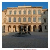 Palác Barberini Řím - baroko (G. Bernini + F. Borromini)
